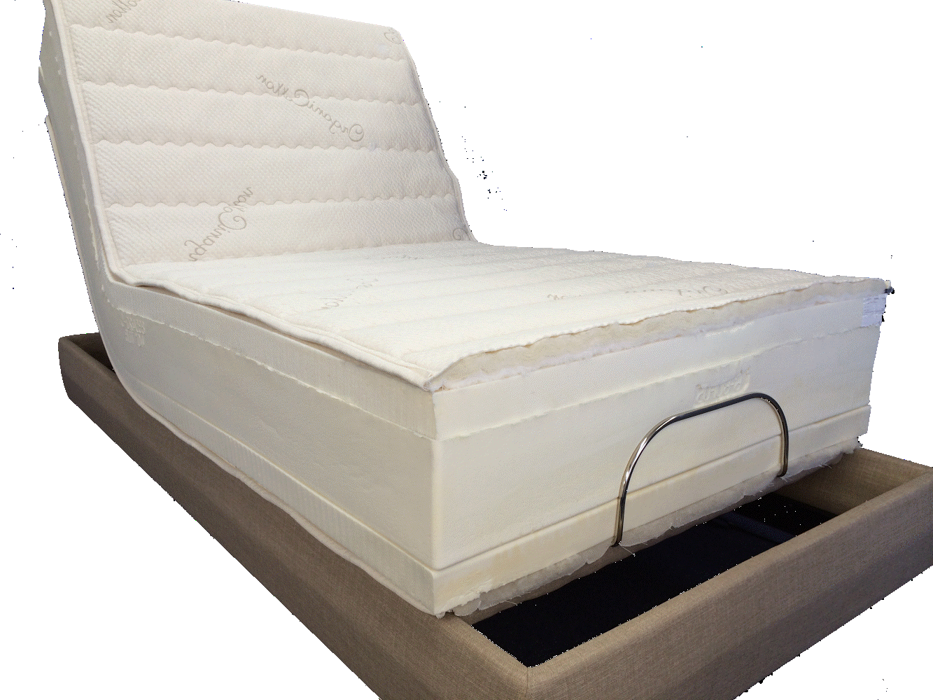 natural Electric Adjustable Bed organic mattress latex