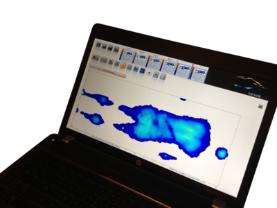 Scan showing how natural organic latex supports your body